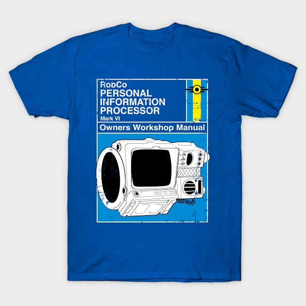 Pip Boy Manual T-Shirt by toastmonsters